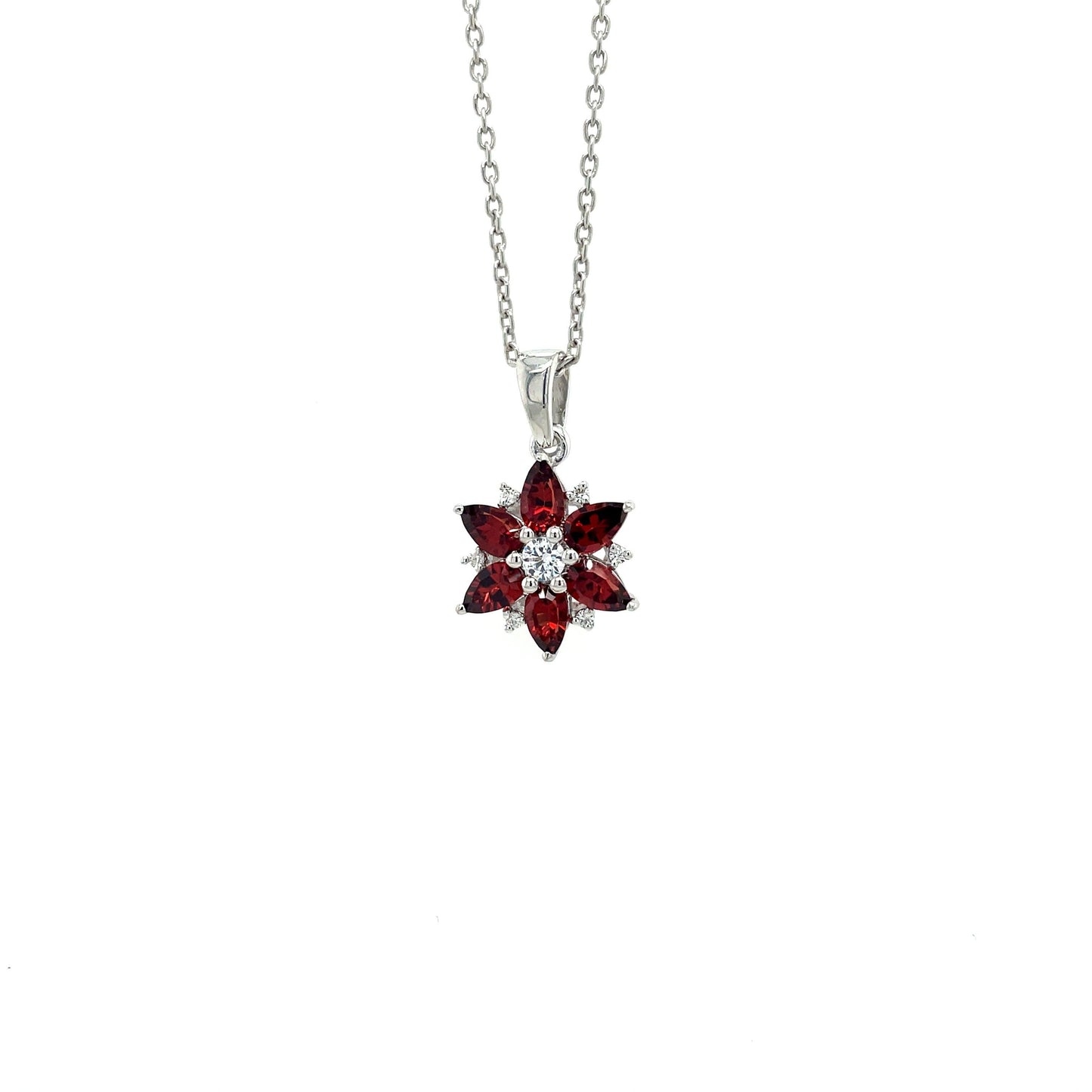 Citrine Pendant In .925 Sterling Silver - KSP 35147-2