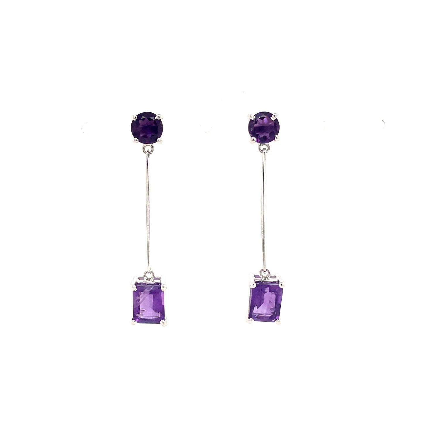 Citrine Earring in .925 Sterling Silver - KST 59588-1