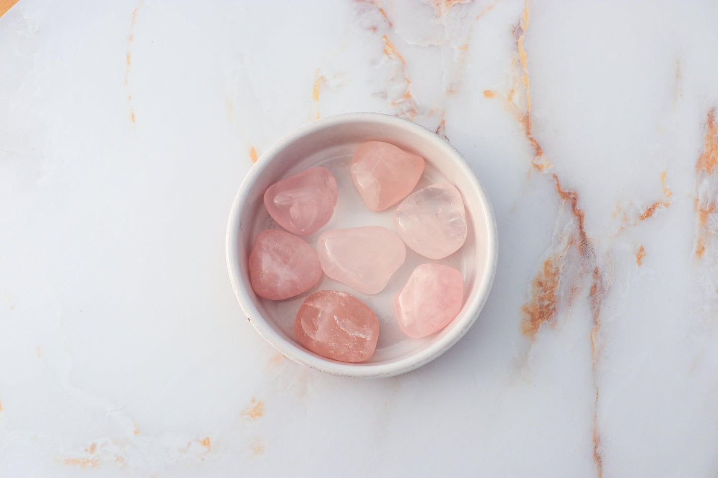 Rolled Rose Quartz Stone-3