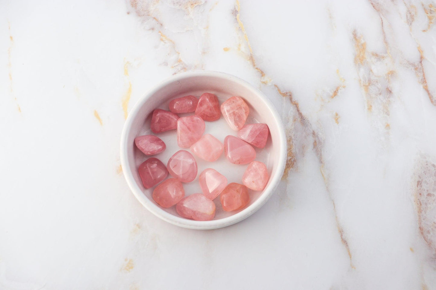 Rolled Rose Quartz Stone-2