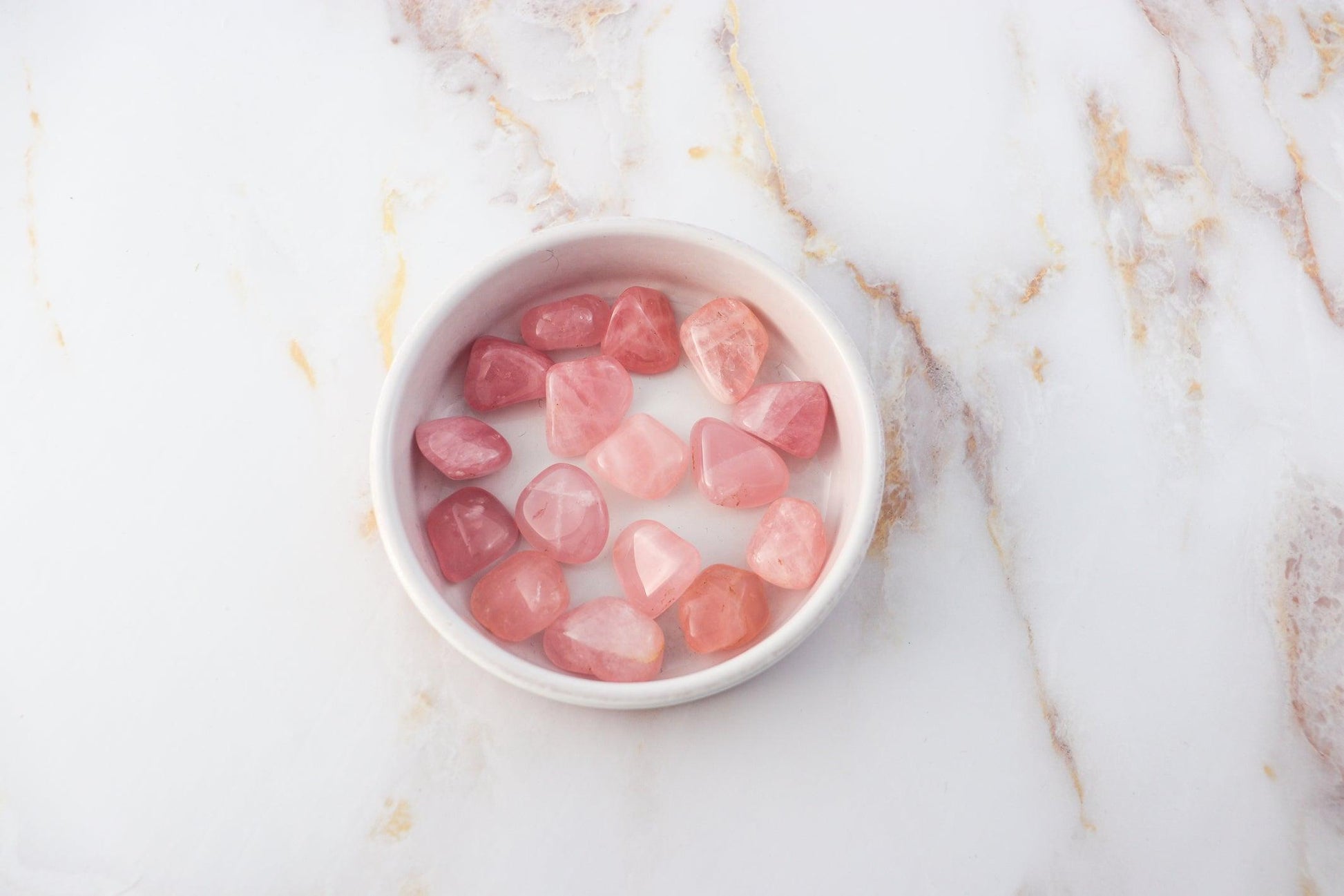 Rolled Rose Quartz Stone-2